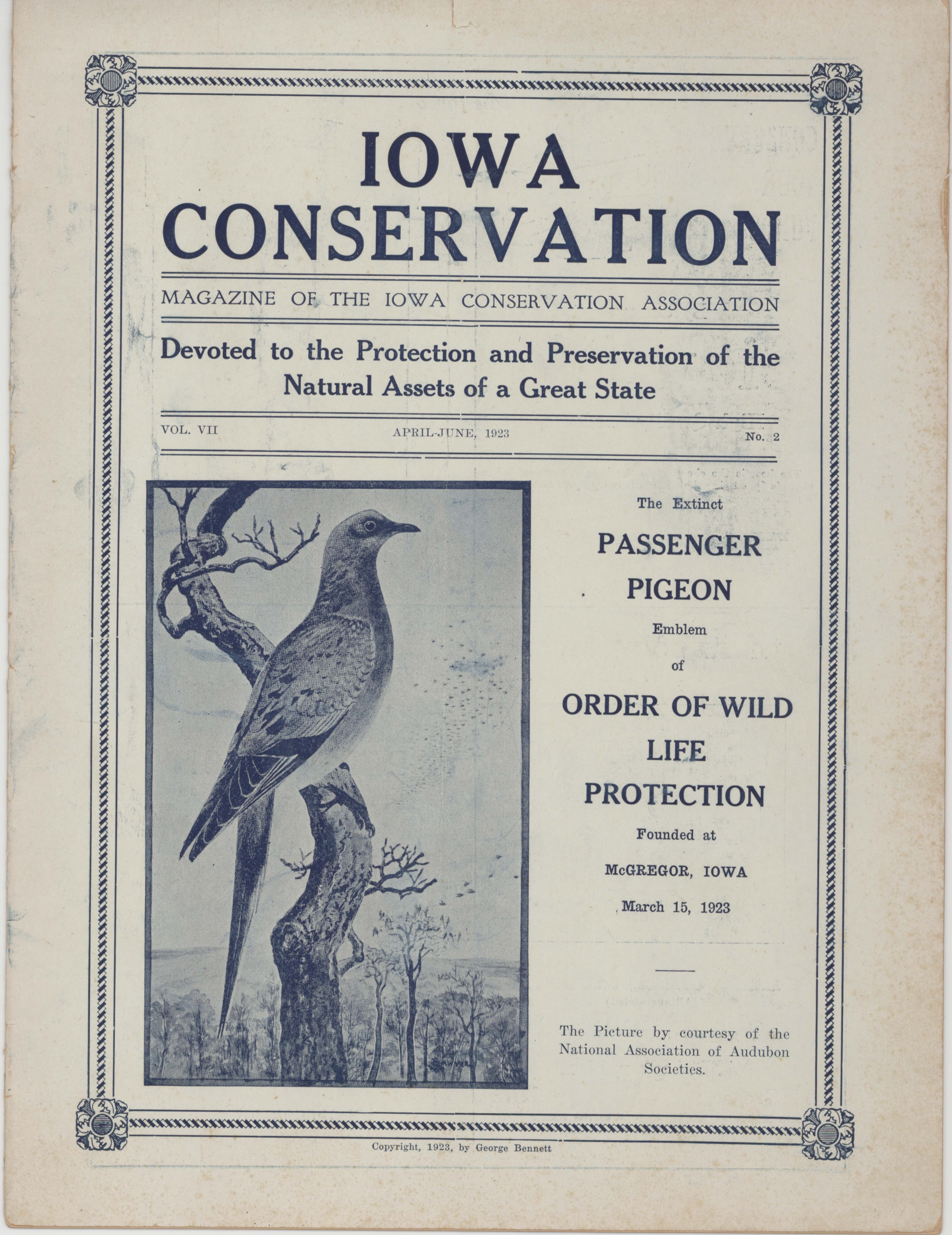 Iowa conservation, Volume 7, Number 2, April/June 1923 