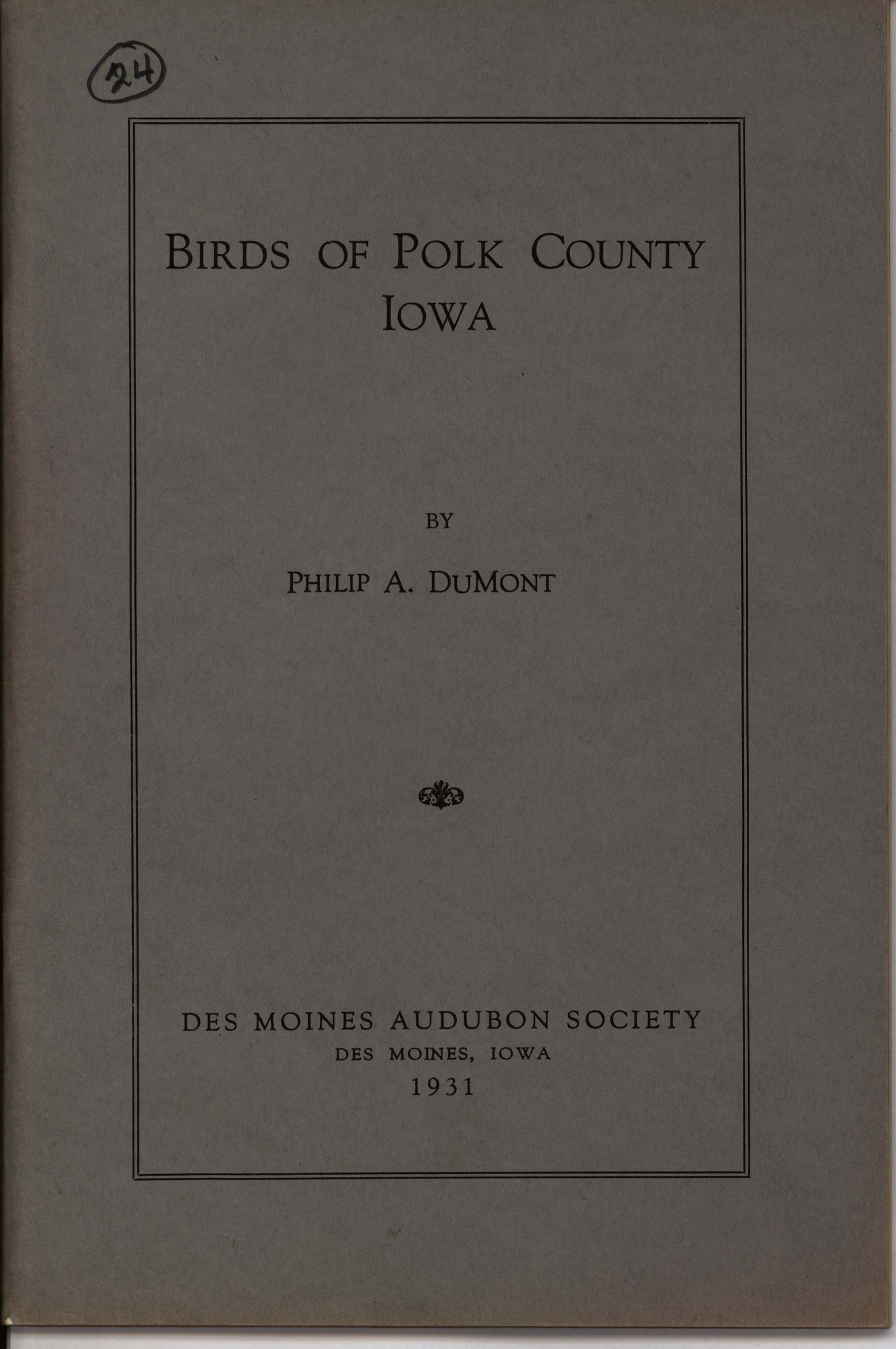 Birds of Polk County Iowa