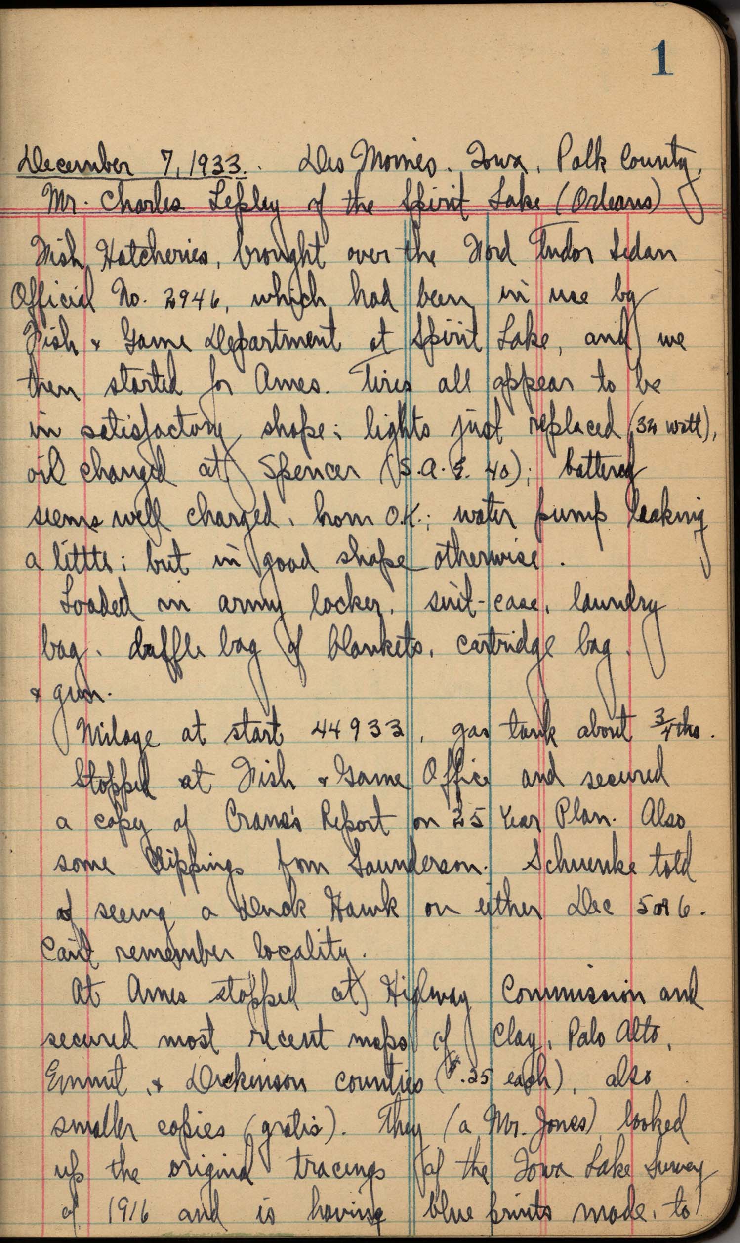 The Journal of Philip DuMont, December 7, 1933 to April 11, 1934