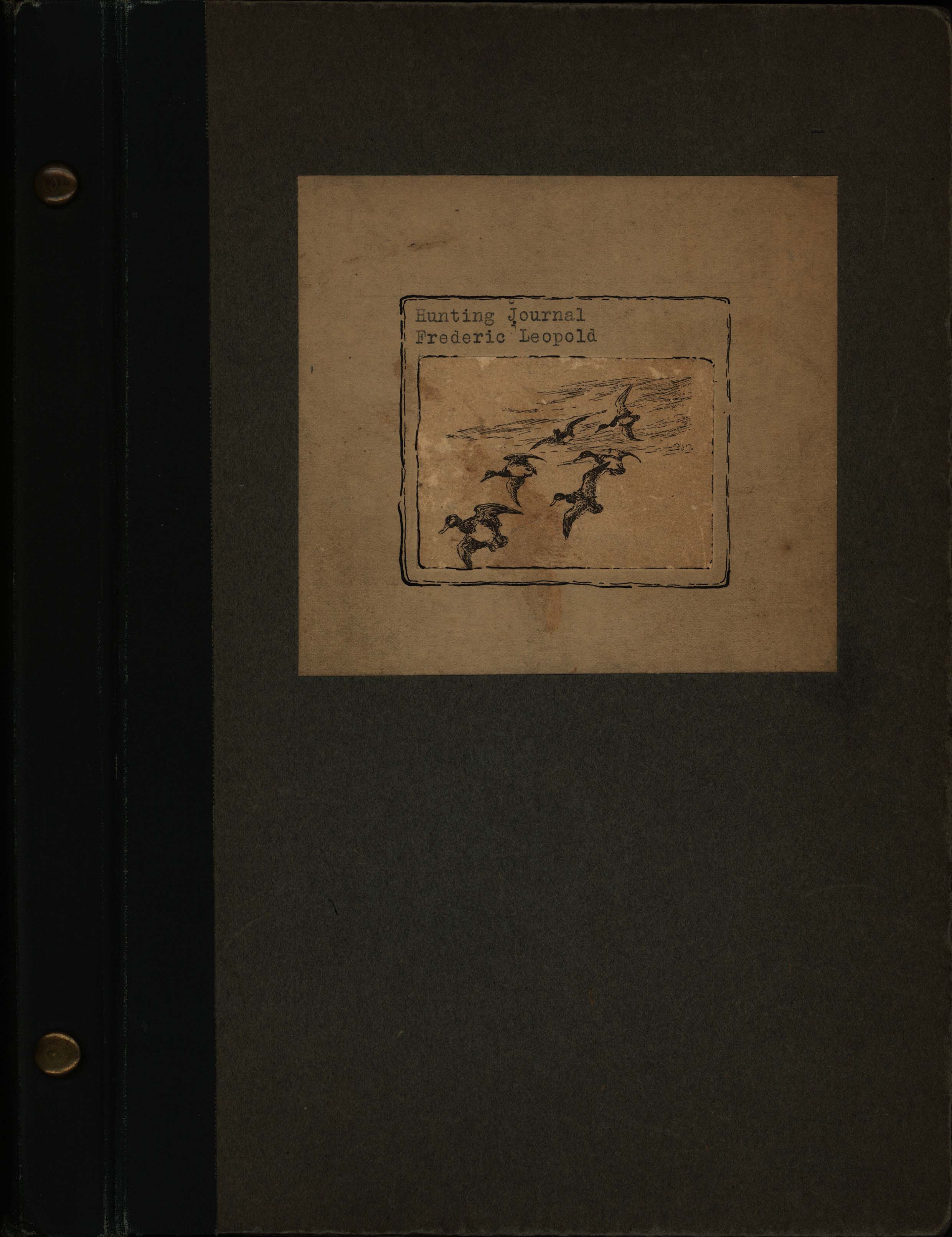 Hunting journal of Frederic Leopold, 1921-1942
