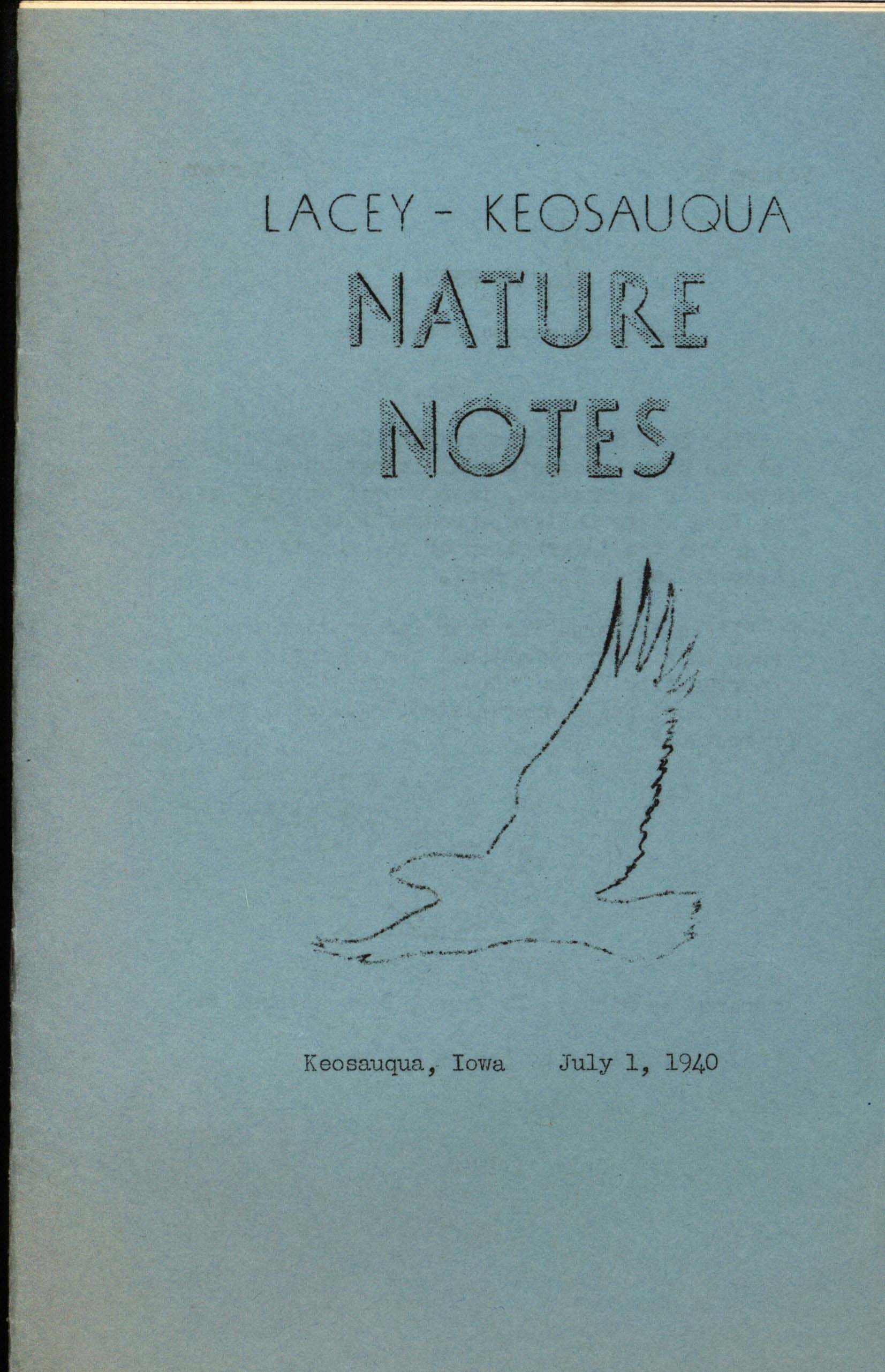 Lacey-Keosauqua Nature Notes
