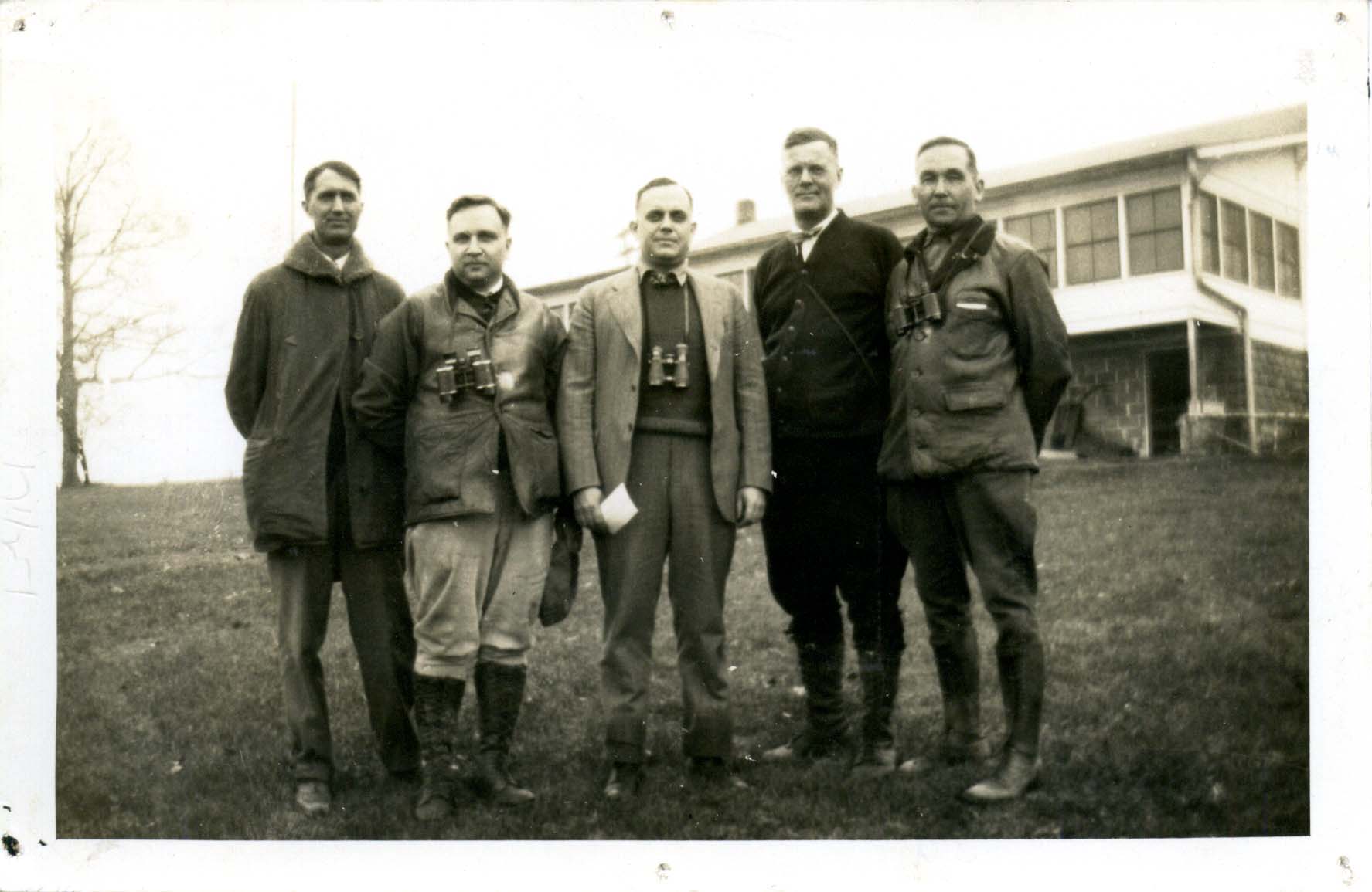 Photograph of Iowa Ornithologists' Union presidents